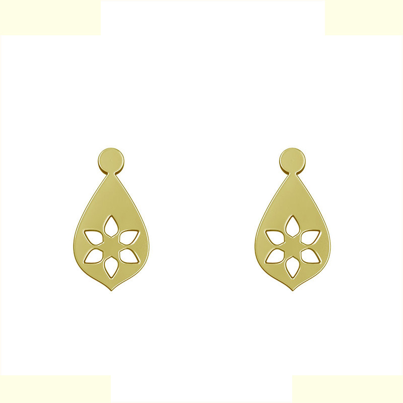 گوشواره طلا 18 عیار زنانه مدوپد مدل گل کد GA1-12462 گوشواره طلا 18 عیار زنانه مدوپد مدل گل کد GA1-12462