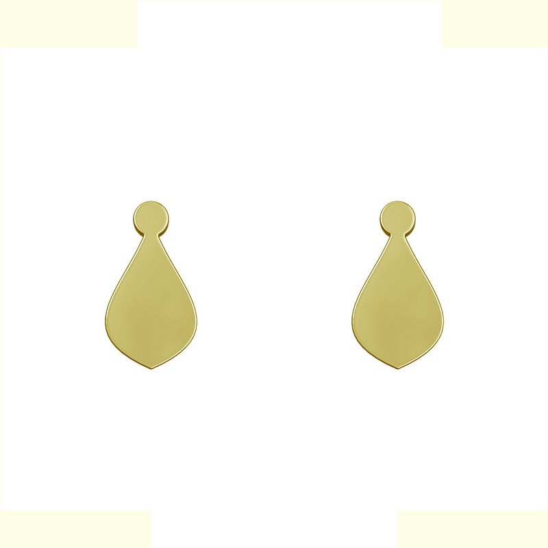 گوشواره طلا 18 عیار زنانه مدوپد مدل اشک کد GA1-12481