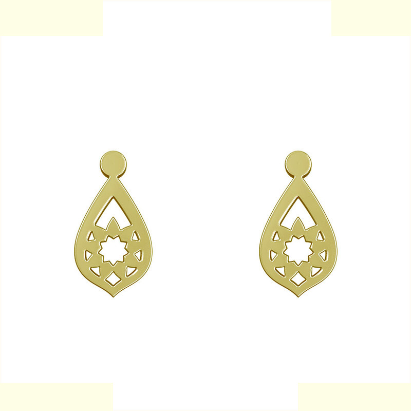 گوشواره طلا 18 عیار زنانه مدوپد مدل گل کد GA1-12482 گوشواره طلا 18 عیار زنانه مدوپد مدل گل کد GA1-12482