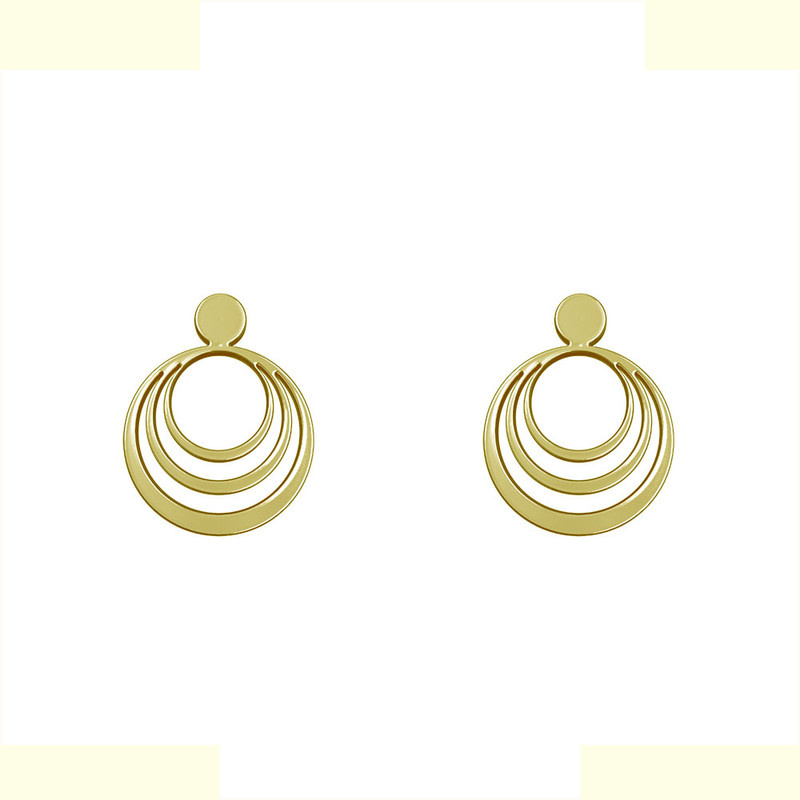 گوشواره طلا 18 عیار زنانه مدوپد مدل دایره کد GA1-12483 گوشواره طلا 18 عیار زنانه مدوپد مدل دایره کد GA1-12483