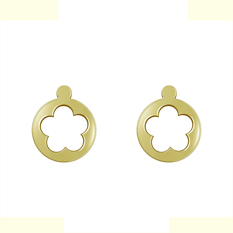 گوشواره طلا 18 عیار زنانه مدوپد مدل گل کد GA1-12497 گوشواره طلا 18 عیار زنانه مدوپد مدل گل کد GA1-12497