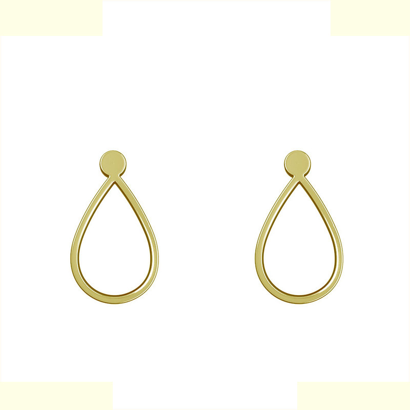 گوشواره طلا 18 عیار زنانه مدوپد مدل اشک کد GA1-12520