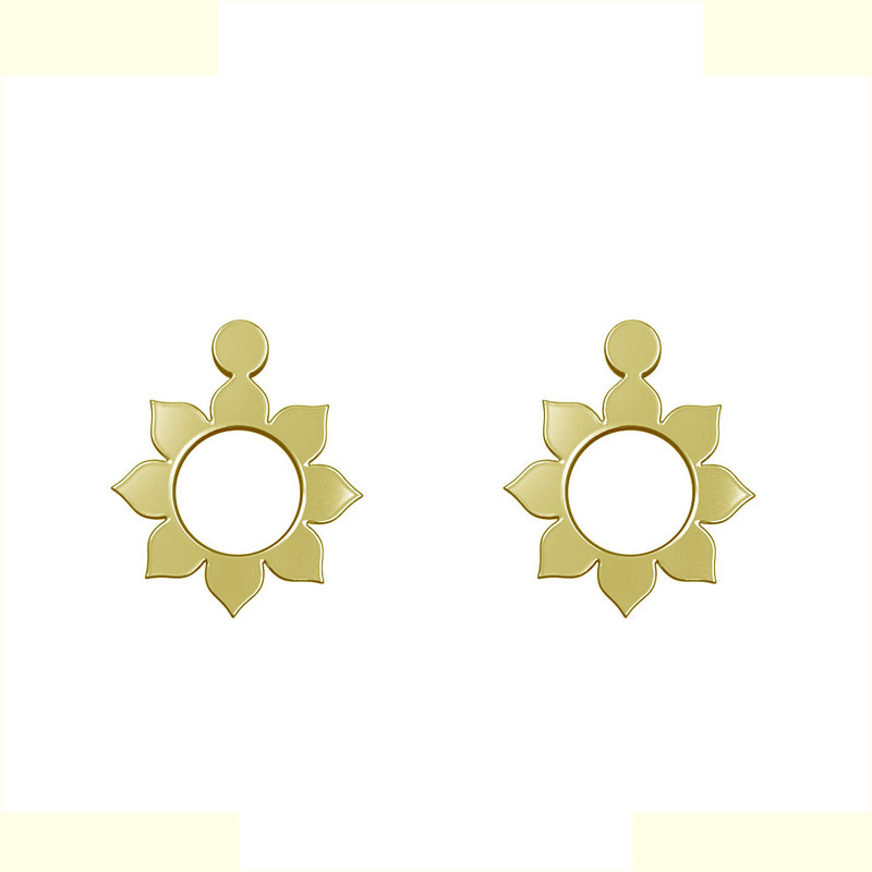 گوشواره طلا 18 عیار زنانه مدوپد مدل گل کد GA1-12532 گوشواره طلا 18 عیار زنانه مدوپد مدل گل کد GA1-12532