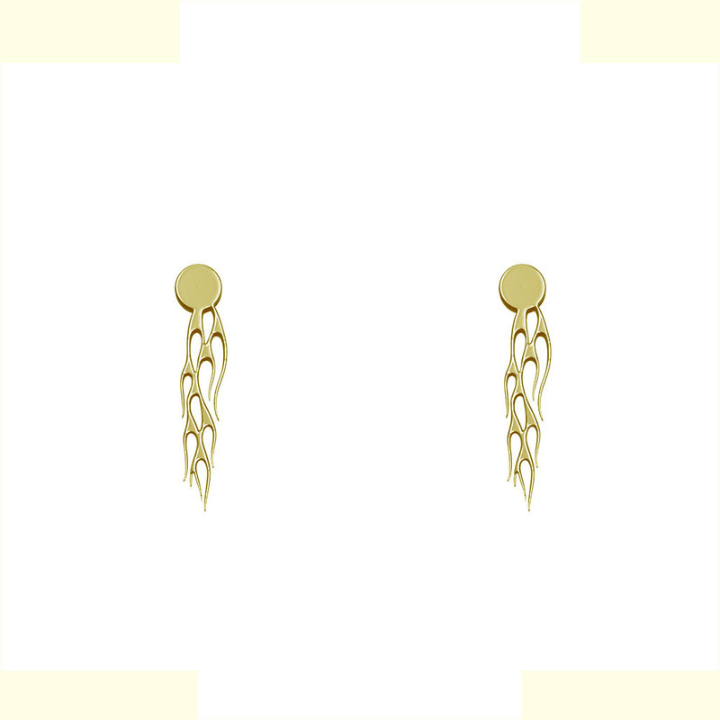 گوشواره طلا 18 عیار زنانه مدوپد مدل هندسی کد GA1-12567 گوشواره طلا 18 عیار زنانه مدوپد مدل هندسی کد GA1-12567