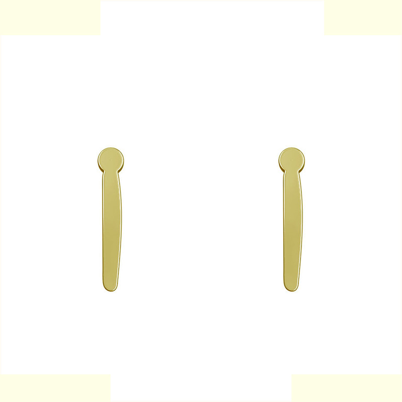 گوشواره طلا 18 عیار زنانه مدوپد مدل خط کد GA1-12613 گوشواره طلا 18 عیار زنانه مدوپد مدل خط کد GA1-12613