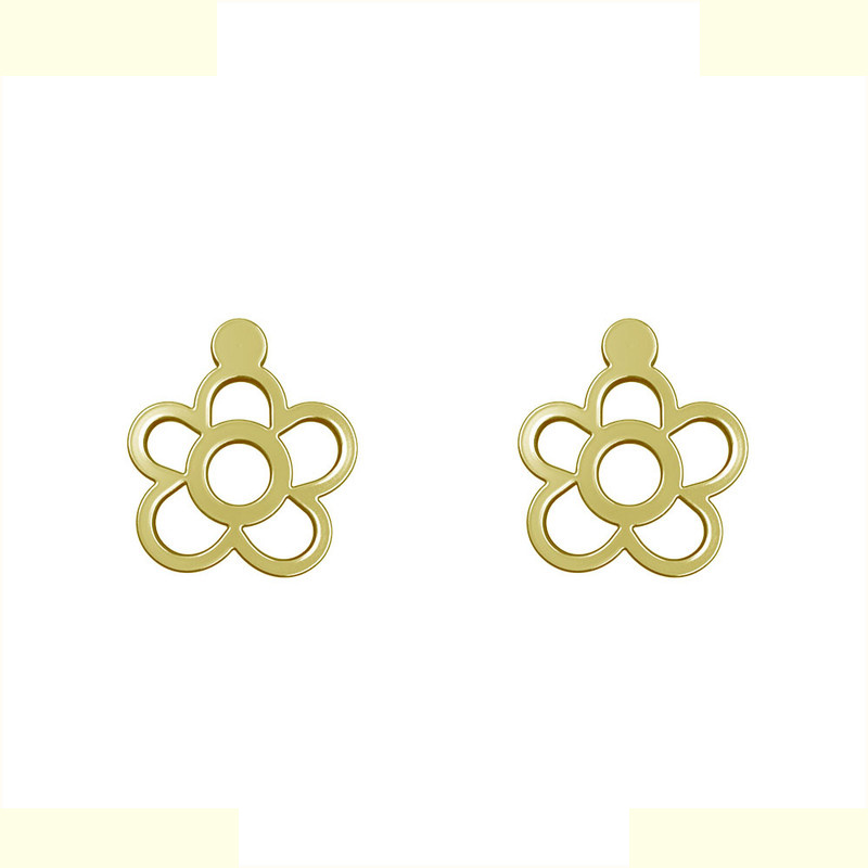 گوشواره طلا 18 عیار زنانه مدوپد مدل گل کد GA1-12642 گوشواره طلا 18 عیار زنانه مدوپد مدل گل کد GA1-12642