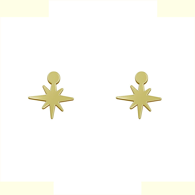 گوشواره طلا 18 عیار زنانه مدوپد مدل ستاره کد GA1-12648 گوشواره طلا 18 عیار زنانه مدوپد مدل ستاره کد GA1-12648