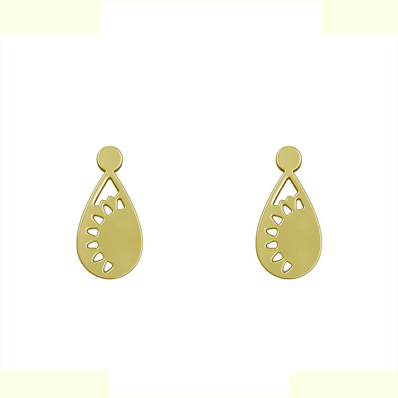 گوشواره طلا 18 عیار زنانه مدوپد مدل گل کد GA1-12662 گوشواره طلا 18 عیار زنانه مدوپد مدل گل کد GA1-12662