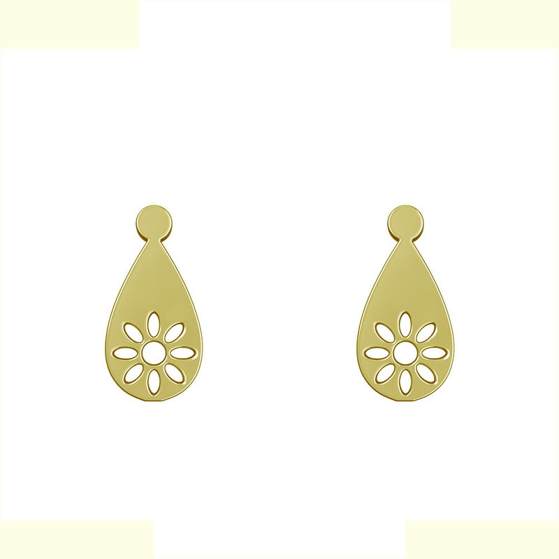 گوشواره طلا 18 عیار زنانه مدوپد مدل گل کد GA1-12664 گوشواره طلا 18 عیار زنانه مدوپد مدل گل کد GA1-12664