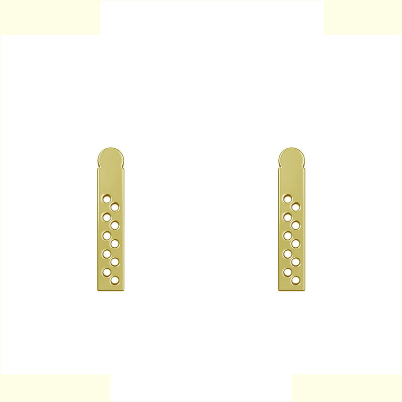 گوشواره طلا 18 عیار زنانه مدوپد مدل مستطیل کد GA1-12688 گوشواره طلا 18 عیار زنانه مدوپد مدل مستطیل کد GA1-12688