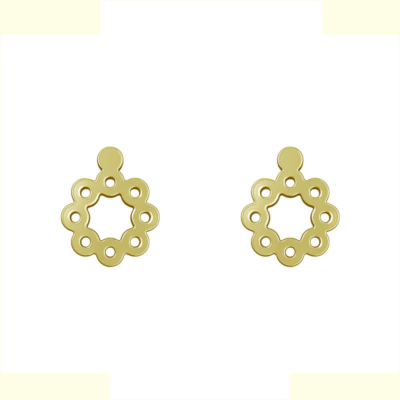 گوشواره طلا 18 عیار زنانه مدوپد مدل حلقه کد GA1-12708 گوشواره طلا 18 عیار زنانه مدوپد مدل حلقه کد GA1-12708