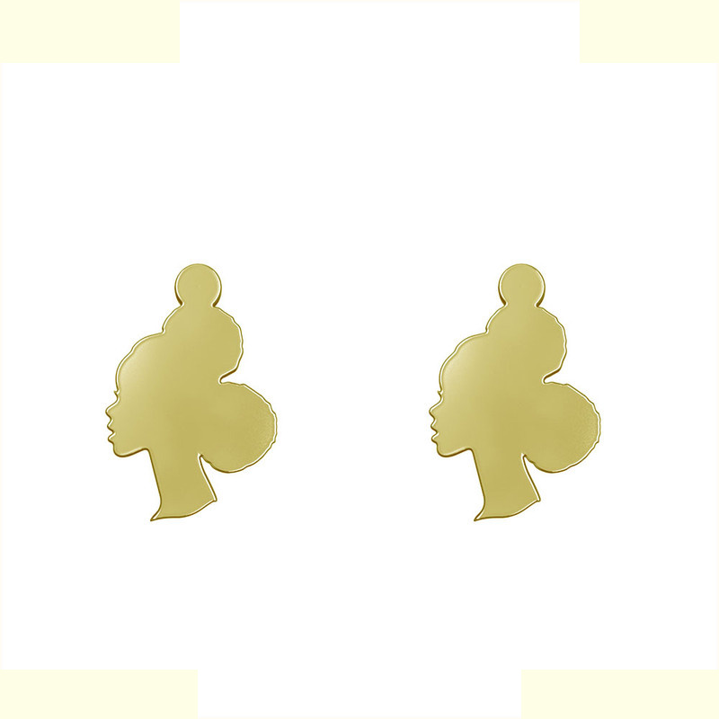 گوشواره طلا 18 عیار زنانه مدوپد مدل صورت کد GA1-12742 گوشواره طلا 18 عیار زنانه مدوپد مدل صورت کد GA1-12742