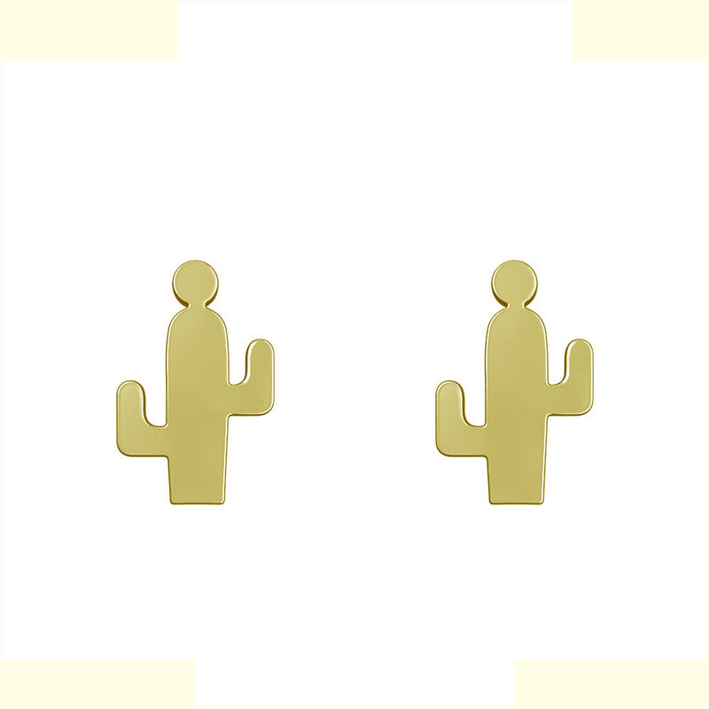 گوشواره طلا 18 عیار زنانه مدوپد مدل کاکتوس کد GA1-12747 گوشواره طلا 18 عیار زنانه مدوپد مدل کاکتوس کد GA1-12747