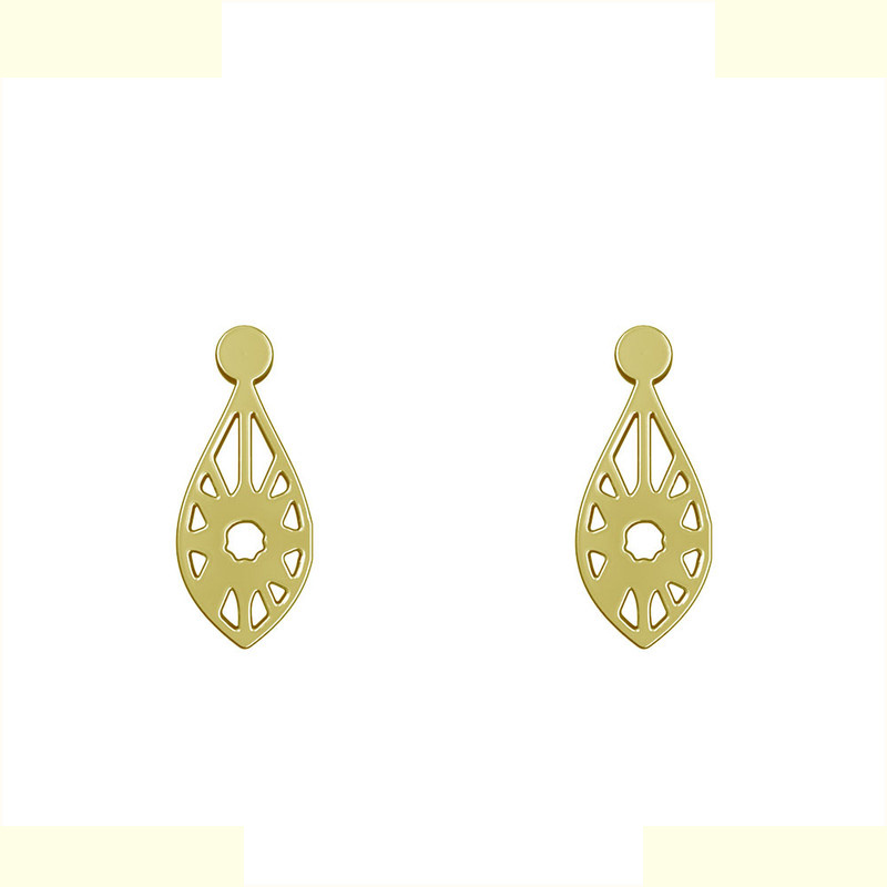 گوشواره طلا 18 عیار زنانه مدوپد مدل هندسی کد GA1-12816 گوشواره طلا 18 عیار زنانه مدوپد مدل هندسی کد GA1-12816