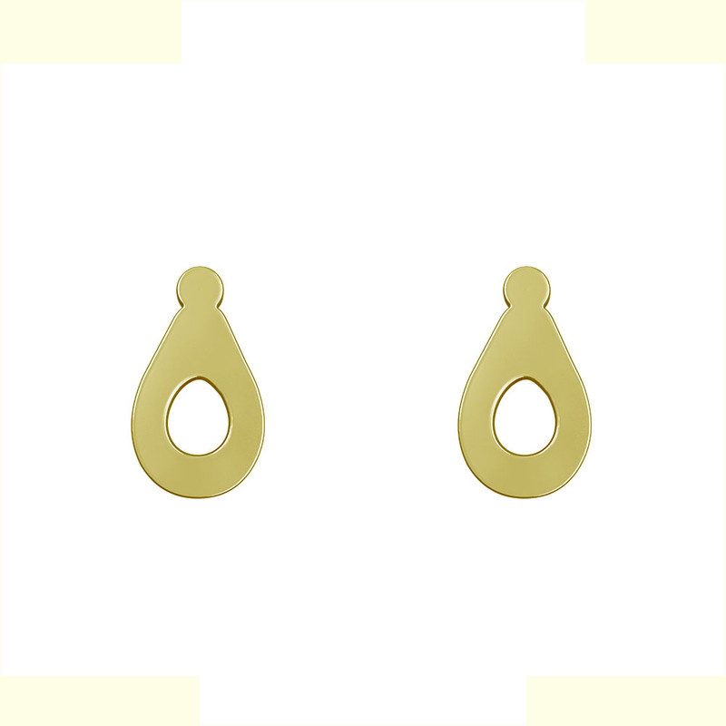 گوشواره طلا 18 عیار زنانه مدوپد مدل گلابی تو خالی کد GA1-12881 گوشواره طلا 18 عیار زنانه مدوپد مدل گلابی تو خالی کد GA1-12881