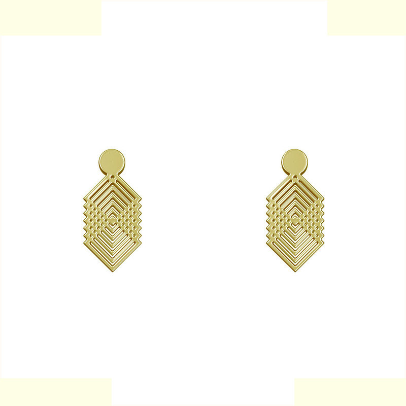 گوشواره طلا 18 عیار زنانه مدوپد مدل هندسی کد GA1-12938 گوشواره طلا 18 عیار زنانه مدوپد مدل هندسی کد GA1-12938