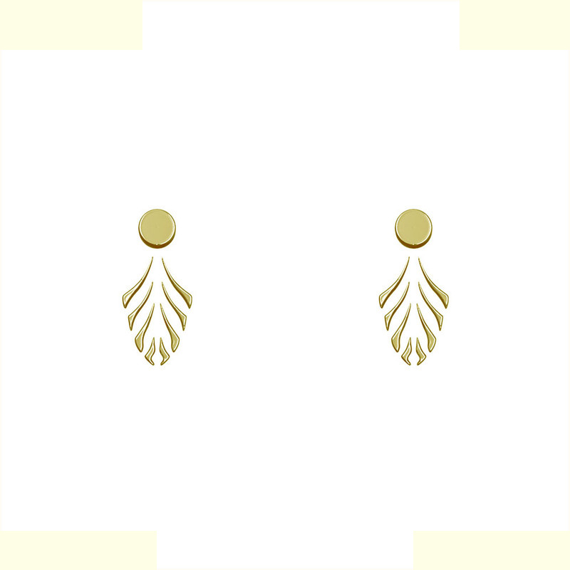 گوشواره طلا 18 عیار زنانه مدوپد مدل هندسی کد GA1-12960 گوشواره طلا 18 عیار زنانه مدوپد مدل هندسی کد GA1-12960