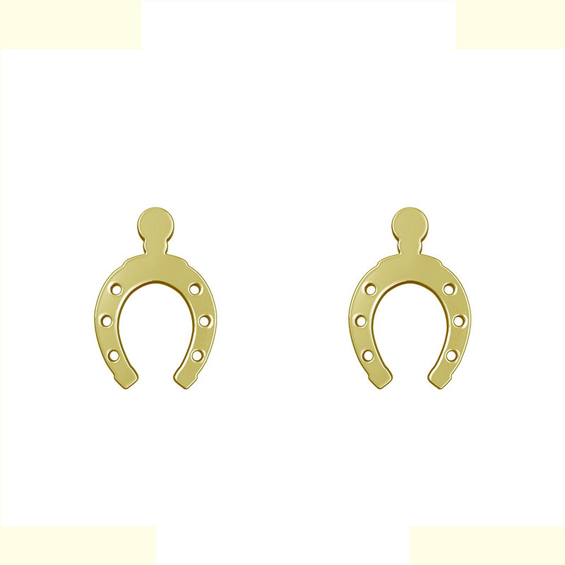 گوشواره طلا 18 عیار زنانه مدوپد مدل نعل کد GA1-12967 گوشواره طلا 18 عیار زنانه مدوپد مدل نعل کد GA1-12967