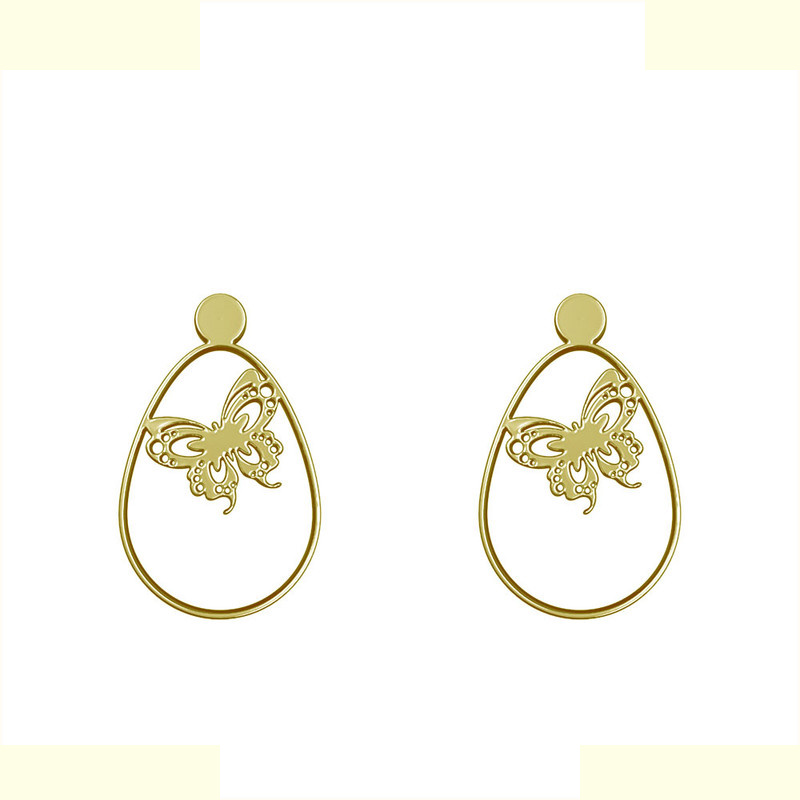 گوشواره طلا 18 عیار زنانه مدوپد مدل پروانه کد GA1-13027 گوشواره طلا 18 عیار زنانه مدوپد مدل پروانه کد GA1-13027