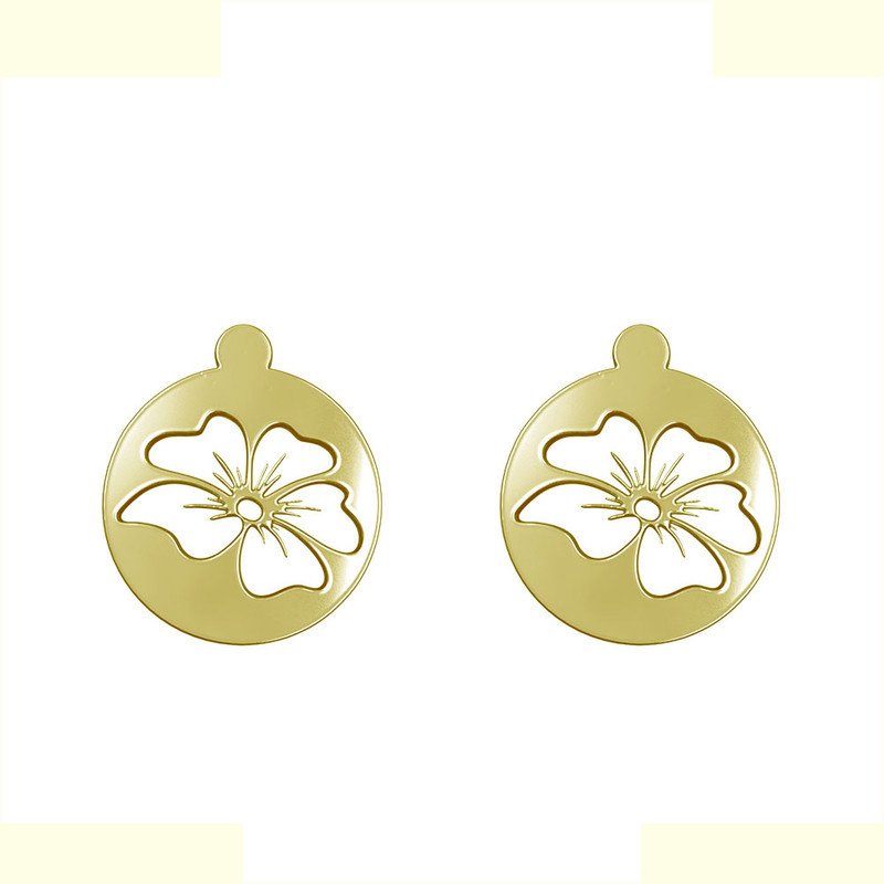 گوشواره طلا 18 عیار زنانه مدوپد مدل گل کد GA1-13036 گوشواره طلا 18 عیار زنانه مدوپد مدل گل کد GA1-13036