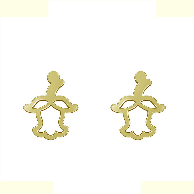 گوشواره طلا 18 عیار زنانه مدوپد مدل میوه کد GA1-13043