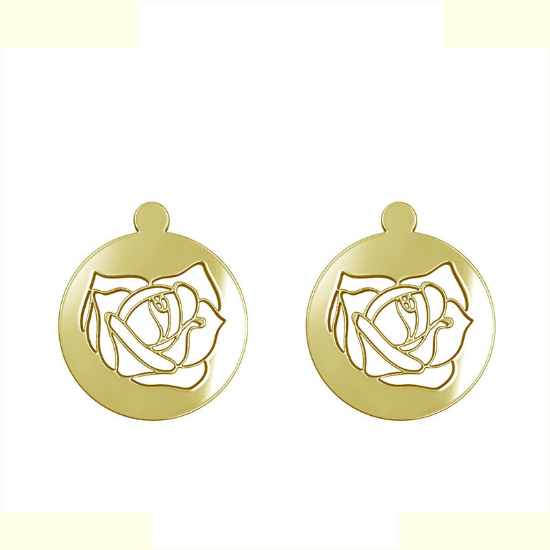 گوشواره طلا 18 عیار زنانه مدوپد مدل گل کد GA1-13067 گوشواره طلا 18 عیار زنانه مدوپد مدل گل کد GA1-13067