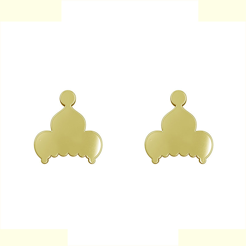 گوشواره طلا 18 عیار زنانه مدوپد مدل هندسی کد GA1-13110 گوشواره طلا 18 عیار زنانه مدوپد مدل هندسی کد GA1-13110