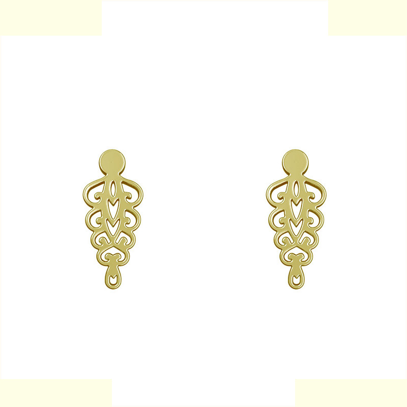 گوشواره طلا 18 عیار زنانه مدوپد مدل هندسی کد GA1-13165 گوشواره طلا 18 عیار زنانه مدوپد مدل هندسی کد GA1-13165