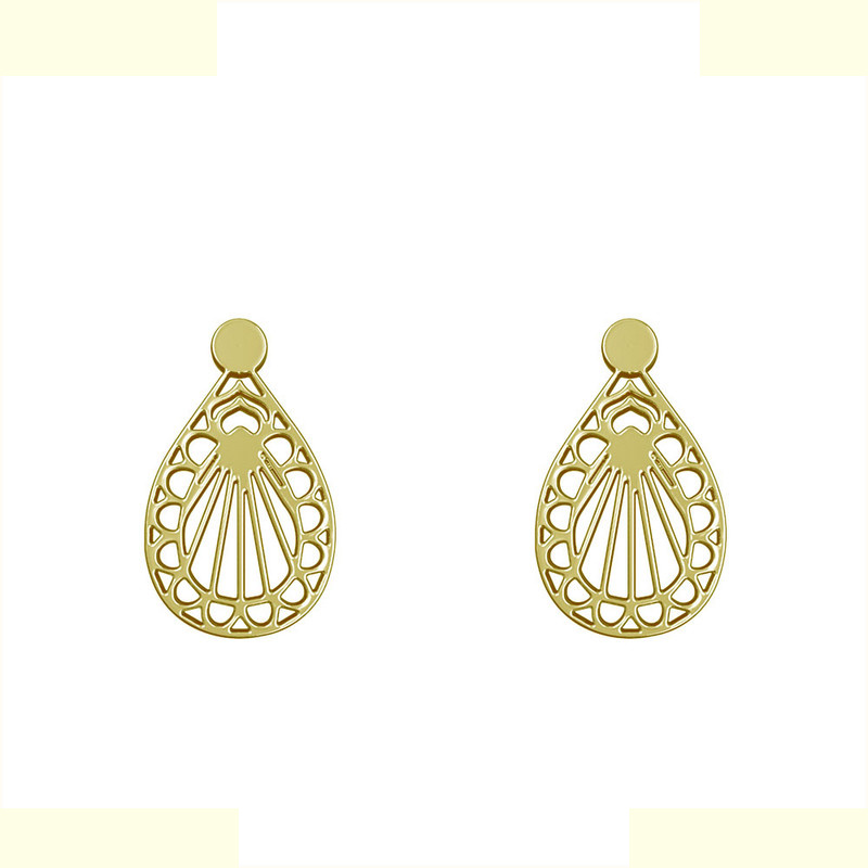 گوشواره طلا 18 عیار زنانه مدوپد مدل هندسی کد GA1-13175 گوشواره طلا 18 عیار زنانه مدوپد مدل هندسی کد GA1-13175