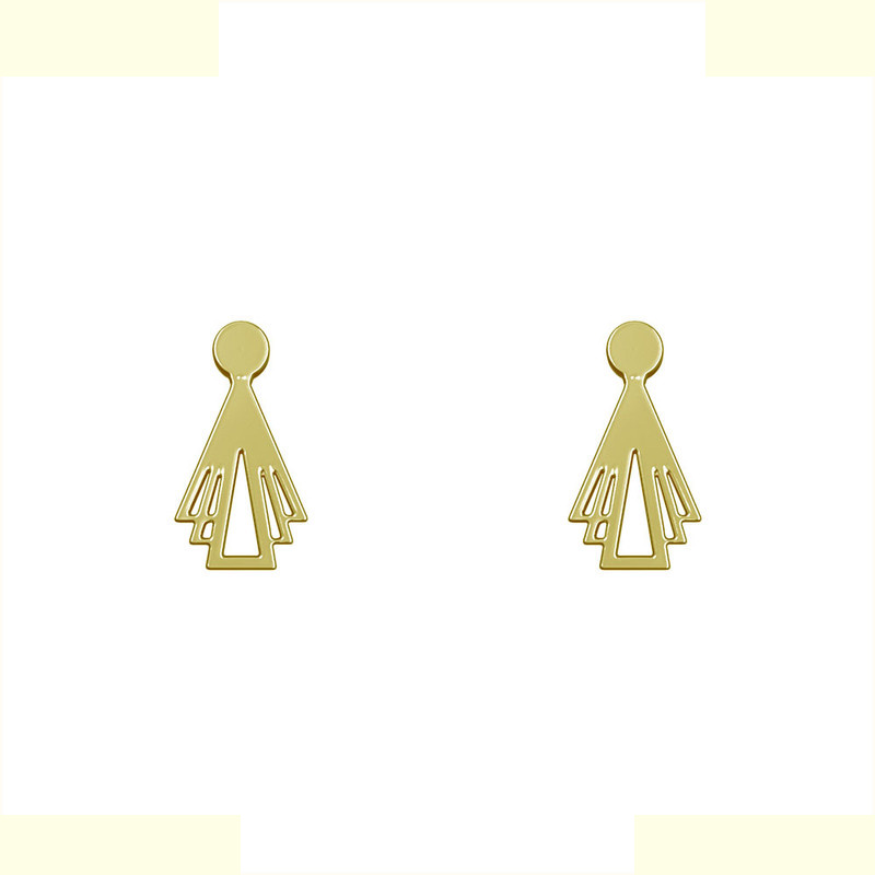 گوشواره طلا 18 عیار زنانه مدوپد مدل هندسی کد GA1-13228 گوشواره طلا 18 عیار زنانه مدوپد مدل هندسی کد GA1-13228