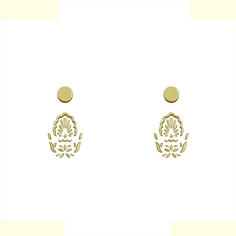 گوشواره طلا 18 عیار زنانه مدوپد مدل هندسی کد GA1-13231 گوشواره طلا 18 عیار زنانه مدوپد مدل هندسی کد GA1-13231