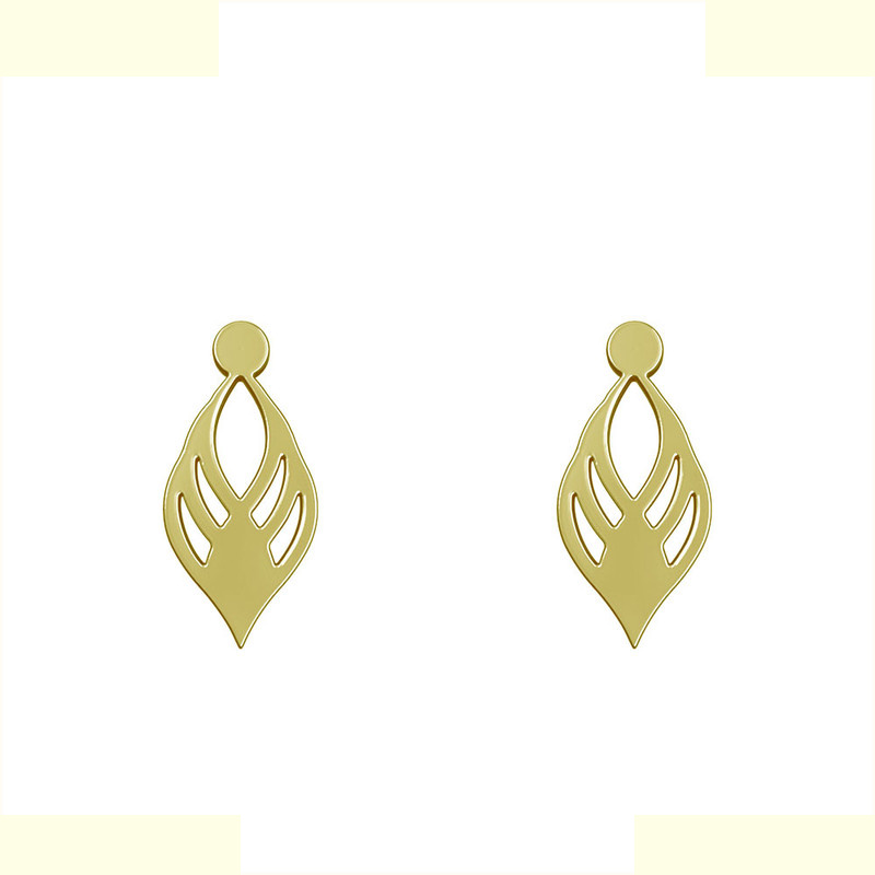 گوشواره طلا 18 عیار زنانه مدوپد مدل هندسی کد GA1-13293 گوشواره طلا 18 عیار زنانه مدوپد مدل هندسی کد GA1-13293