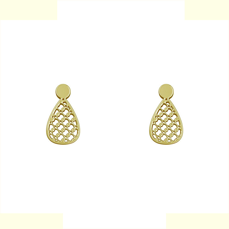 گوشواره طلا 18 عیار زنانه مدوپد مدل هندسی کد GA1-13337 گوشواره طلا 18 عیار زنانه مدوپد مدل هندسی کد GA1-13337