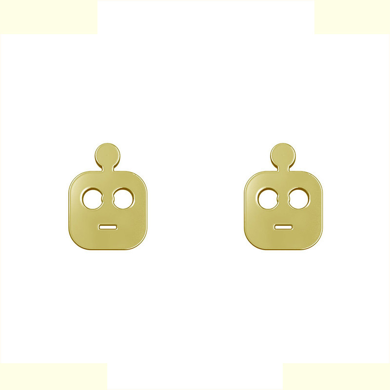 گوشواره طلا 18 عیار زنانه مدوپد مدل ایموجی کد GA1-13342 گوشواره طلا 18 عیار زنانه مدوپد مدل ایموجی کد GA1-13342