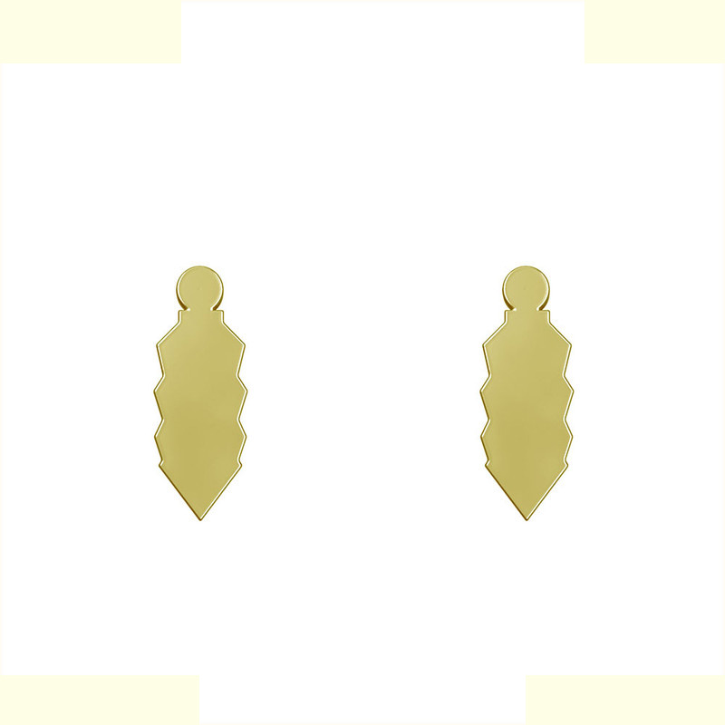 گوشواره طلا 18 عیار زنانه مدوپد مدل هندسی کد GA1-13347 گوشواره طلا 18 عیار زنانه مدوپد مدل هندسی کد GA1-13347