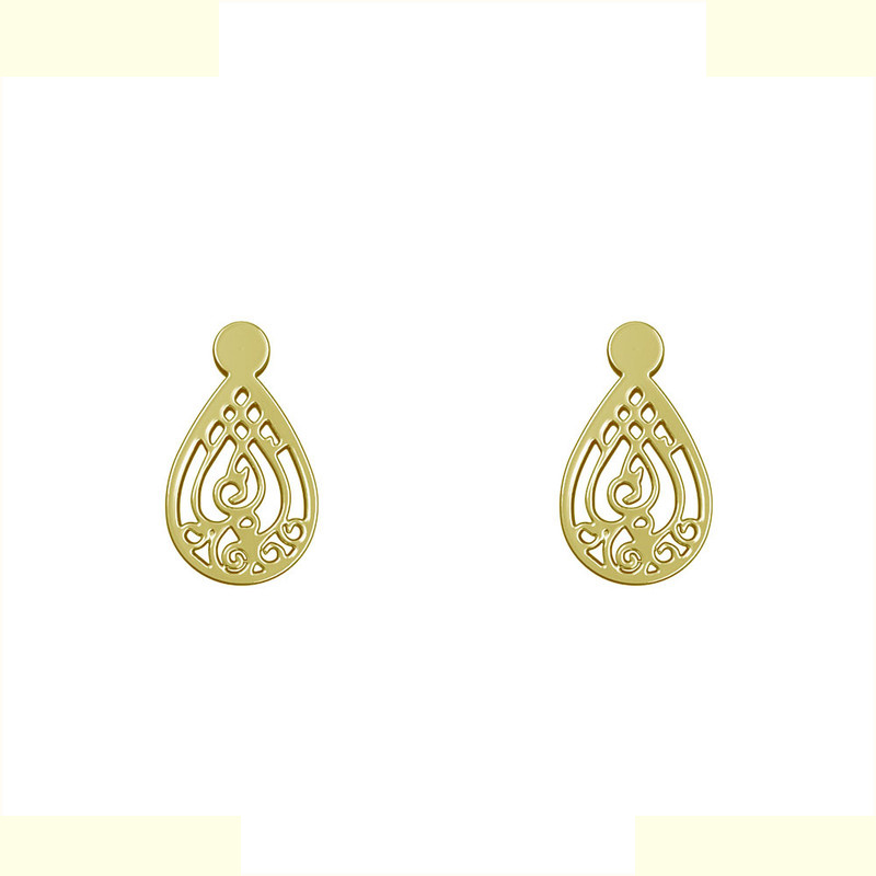 گوشواره طلا 18 عیار زنانه مدوپد مدل هندسی کد GA1-13350 گوشواره طلا 18 عیار زنانه مدوپد مدل هندسی کد GA1-13350