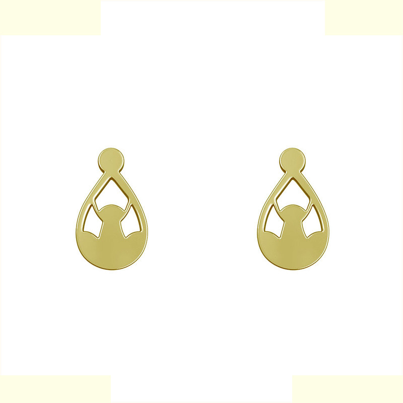 گوشواره طلا 18 عیار زنانه مدوپد مدل هندسی کد GA1-13374 گوشواره طلا 18 عیار زنانه مدوپد مدل هندسی کد GA1-13374