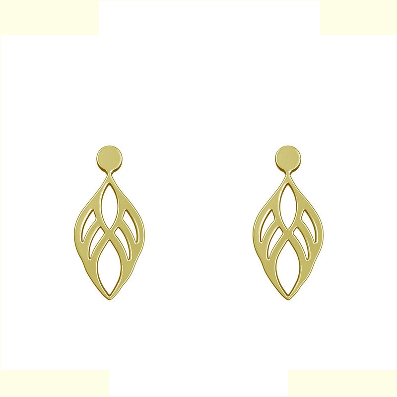 گوشواره طلا 18 عیار زنانه مدوپد مدل هندسی کد GA1-13390 گوشواره طلا 18 عیار زنانه مدوپد مدل هندسی کد GA1-13390