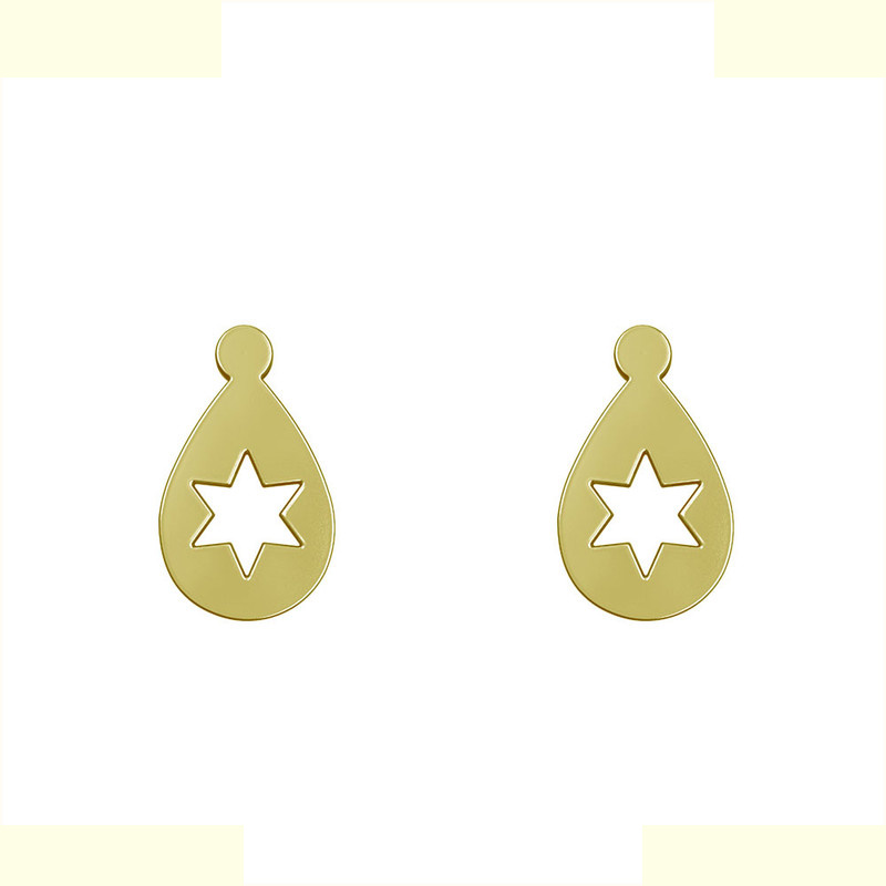 گوشواره طلا 18 عیار زنانه مدوپد مدل ستاره کد GA1-13398 گوشواره طلا 18 عیار زنانه مدوپد مدل ستاره کد GA1-13398