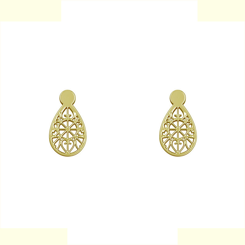 گوشواره طلا 18 عیار زنانه مدوپد مدل هندسی کد GA1-13461 گوشواره طلا 18 عیار زنانه مدوپد مدل هندسی کد GA1-13461