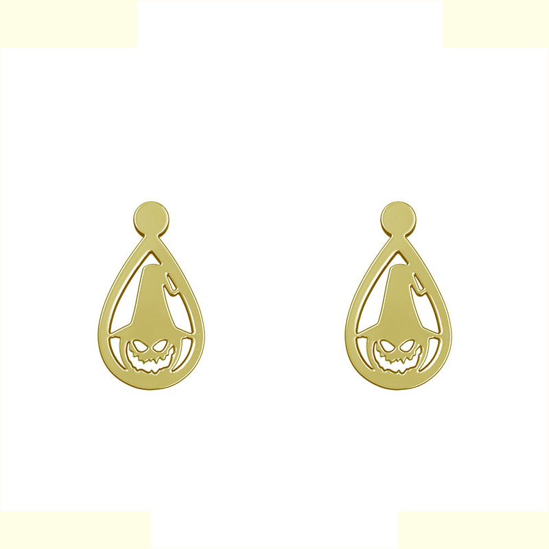 گوشواره طلا 18 عیار زنانه مدوپد مدل هالووین کد GA1-13478 گوشواره طلا 18 عیار زنانه مدوپد مدل هالووین کد GA1-13478