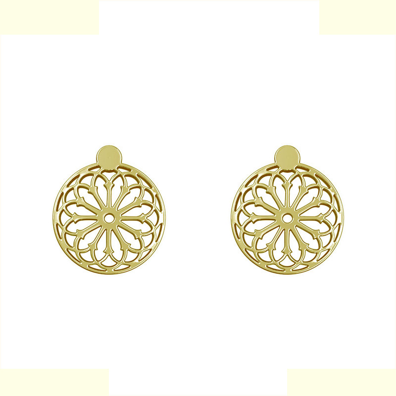 گوشواره طلا 18 عیار زنانه مدوپد مدل هندسی کد GA1-13480 گوشواره طلا 18 عیار زنانه مدوپد مدل هندسی کد GA1-13480