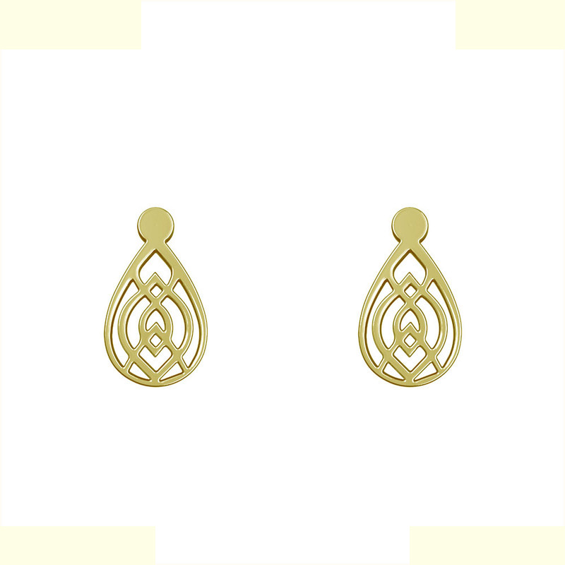 گوشواره طلا 18 عیار زنانه مدوپد مدل هندسی کد GA1-13503 گوشواره طلا 18 عیار زنانه مدوپد مدل هندسی کد GA1-13503