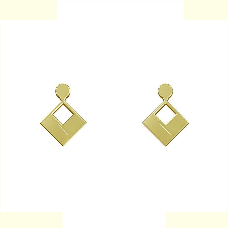 گوشواره طلا 18 عیار زنانه مدوپد مدل هندسی کد GA1-13527 گوشواره طلا 18 عیار زنانه مدوپد مدل هندسی کد GA1-13527