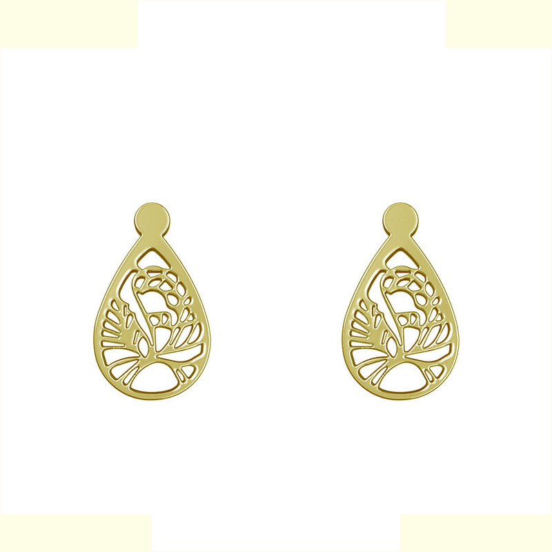 گوشواره طلا 18 عیار زنانه مدوپد مدل هندسی کد GA1-13535 گوشواره طلا 18 عیار زنانه مدوپد مدل هندسی کد GA1-13535