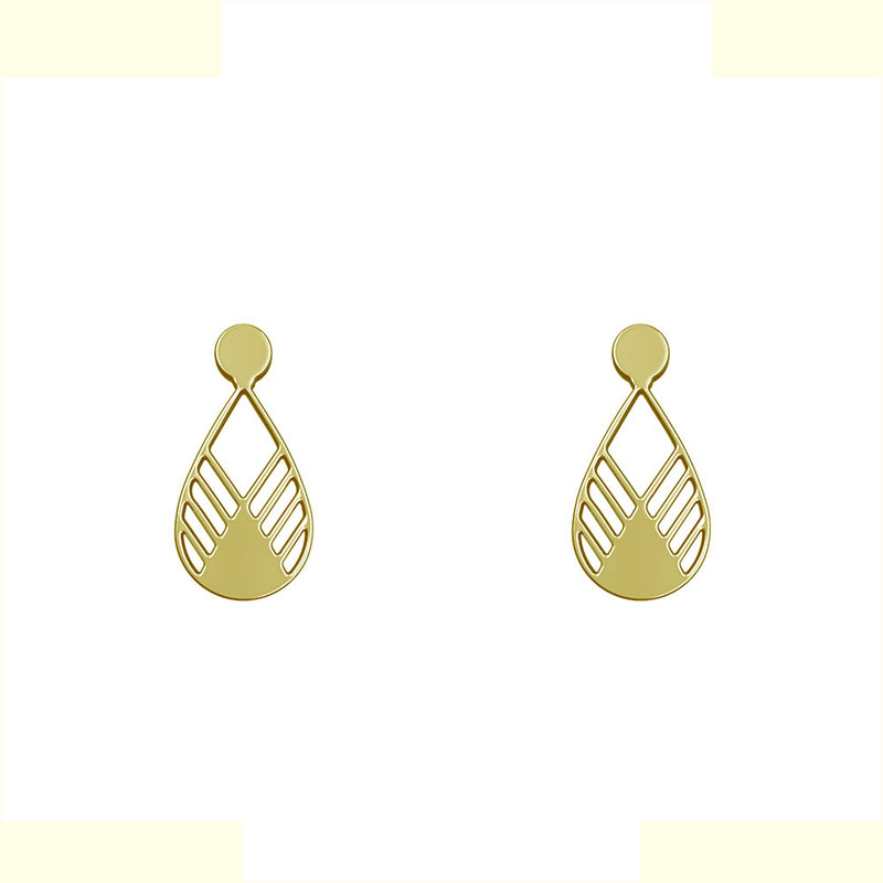 گوشواره طلا 18 عیار زنانه مدوپد مدل هندسی کد GA1-13538 گوشواره طلا 18 عیار زنانه مدوپد مدل هندسی کد GA1-13538