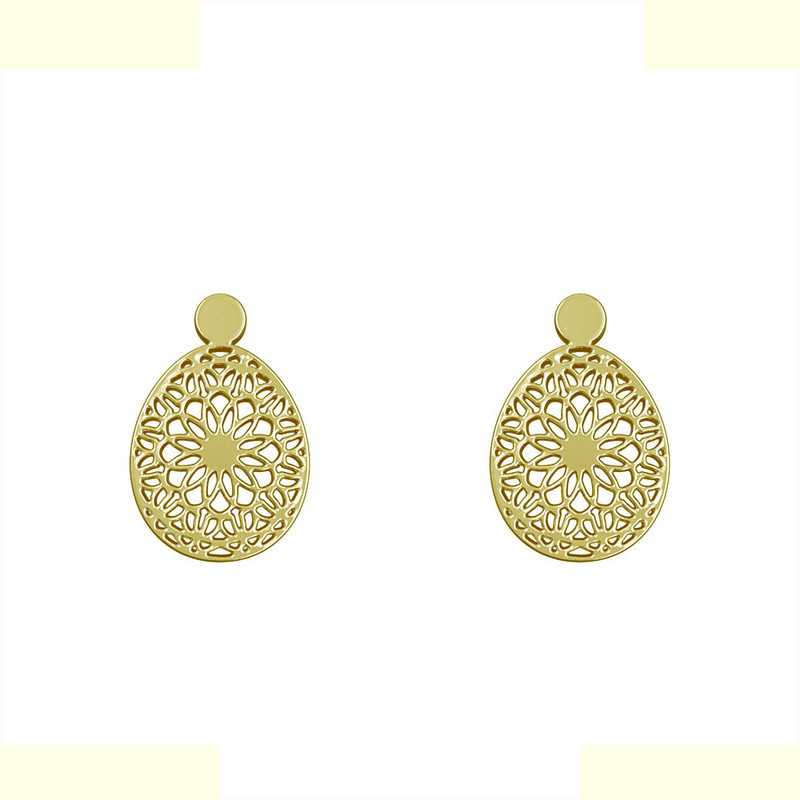 گوشواره طلا 18 عیار زنانه مدوپد مدل هندسی کد GA1-13540 گوشواره طلا 18 عیار زنانه مدوپد مدل هندسی کد GA1-13540