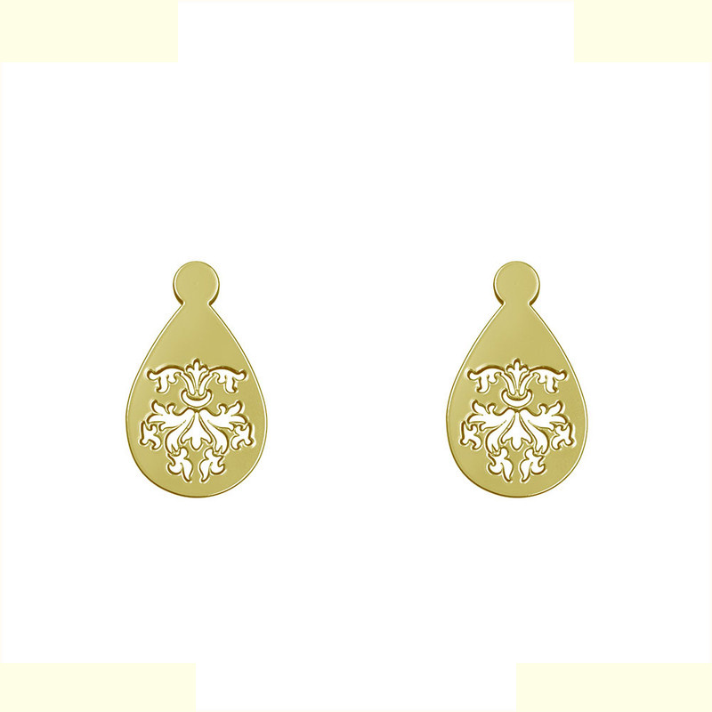 گوشواره طلا 18 عیار زنانه مدوپد مدل هندسی کد GA1-13555 گوشواره طلا 18 عیار زنانه مدوپد مدل هندسی کد GA1-13555