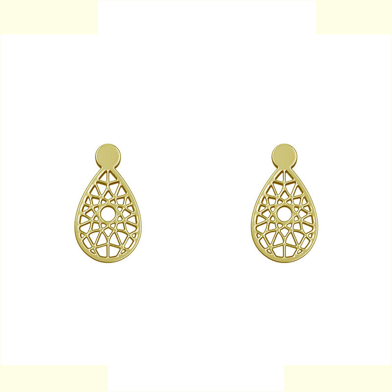 گوشواره طلا 18 عیار زنانه مدوپد مدل هندسی کد GA1-13563 گوشواره طلا 18 عیار زنانه مدوپد مدل هندسی کد GA1-13563