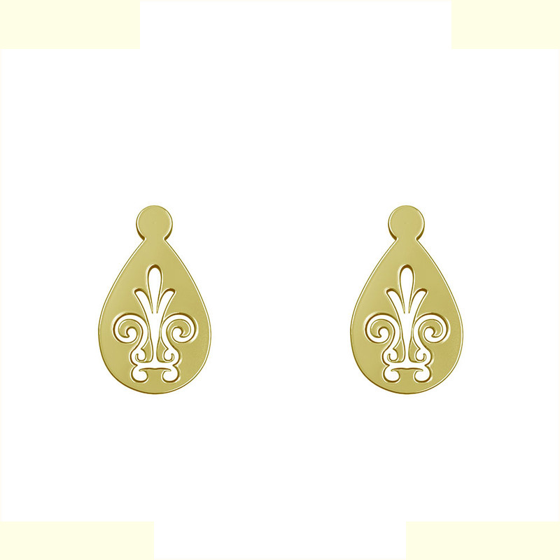 گوشواره طلا 18 عیار زنانه مدوپد مدل هندسی کد GA1-13607 گوشواره طلا 18 عیار زنانه مدوپد مدل هندسی کد GA1-13607